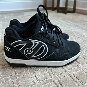 Heelys Propel 2.0 Skate Shoes With Wheels Youth Size 4 Wheeled Sneaker Black